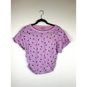 Gently Used Intimately Free People Lavender Twist-back Tee